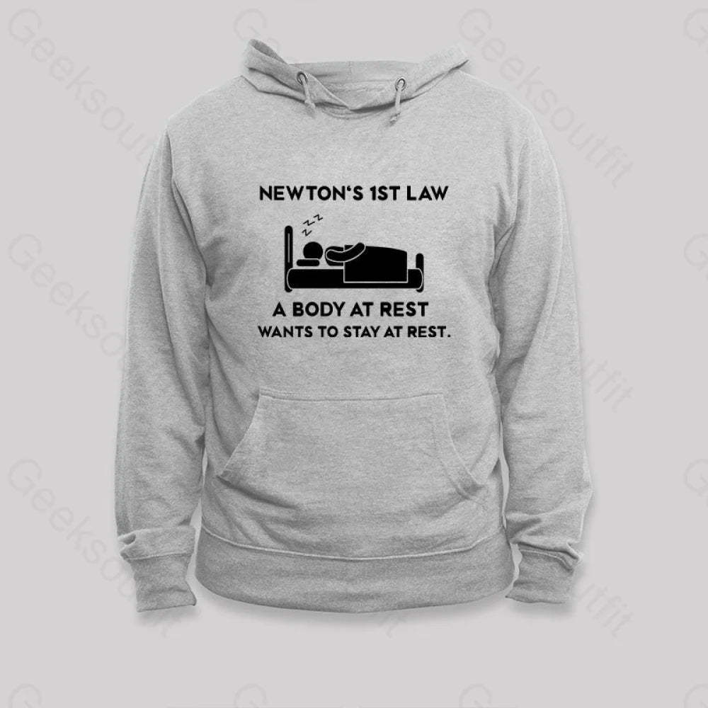 Newton¡¯s First Law Hoodie Grey / S