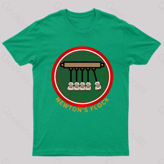 Newton’s Flock Geek T-Shirt Green / S