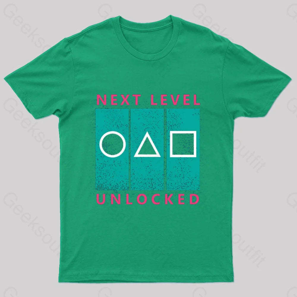 Next Level Unlocked Geek T-Shirt Green / S