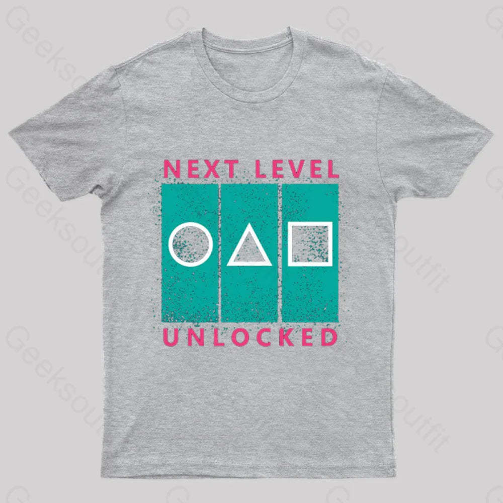 Next Level Unlocked Geek T-Shirt Grey / S