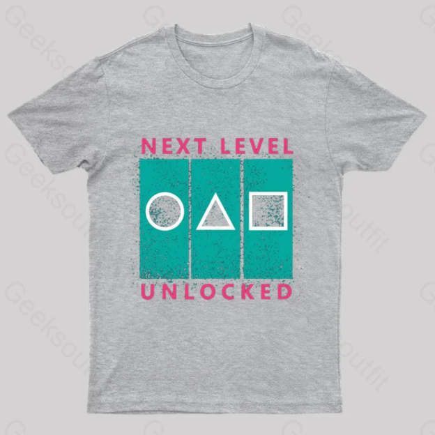 Next Level Unlocked Geek T-Shirt Grey / S