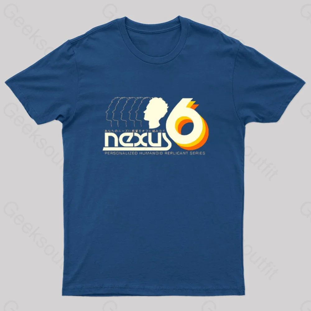 Nexus 6 Geek T-Shirt Navy / S