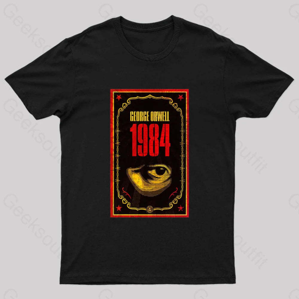 Nineteen Eighty Four Nerd T-Shirt Black / S