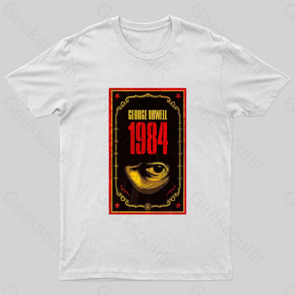 Nineteen Eighty Four Nerd T-Shirt White / S