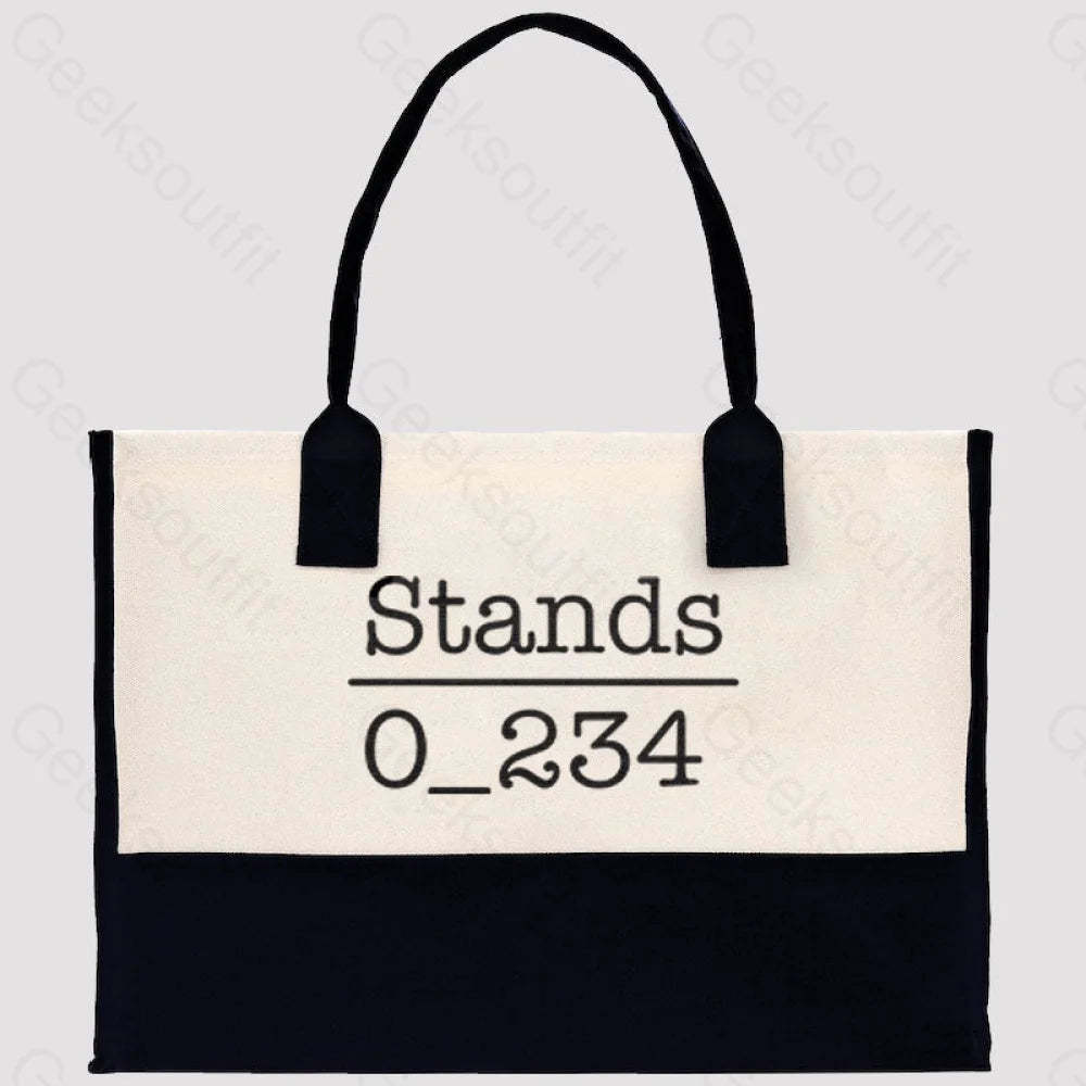 No 1 Under Stand Cotton Tote Bag