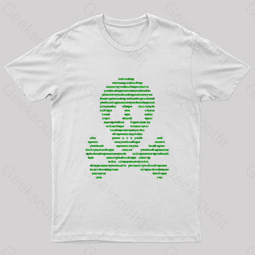 No Backup Mercy Geek T-Shirt White / S