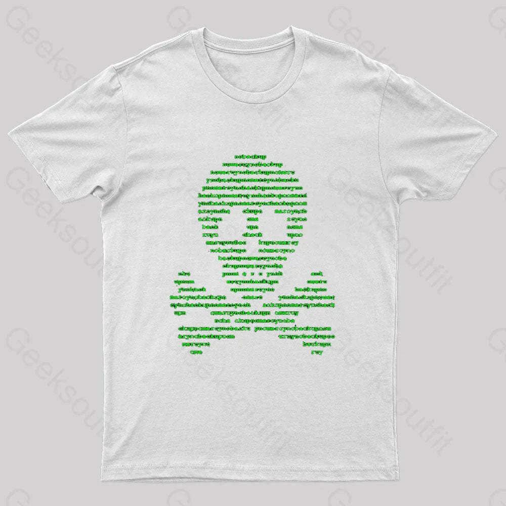 No Backup Mercy Geek T-Shirt White / S
