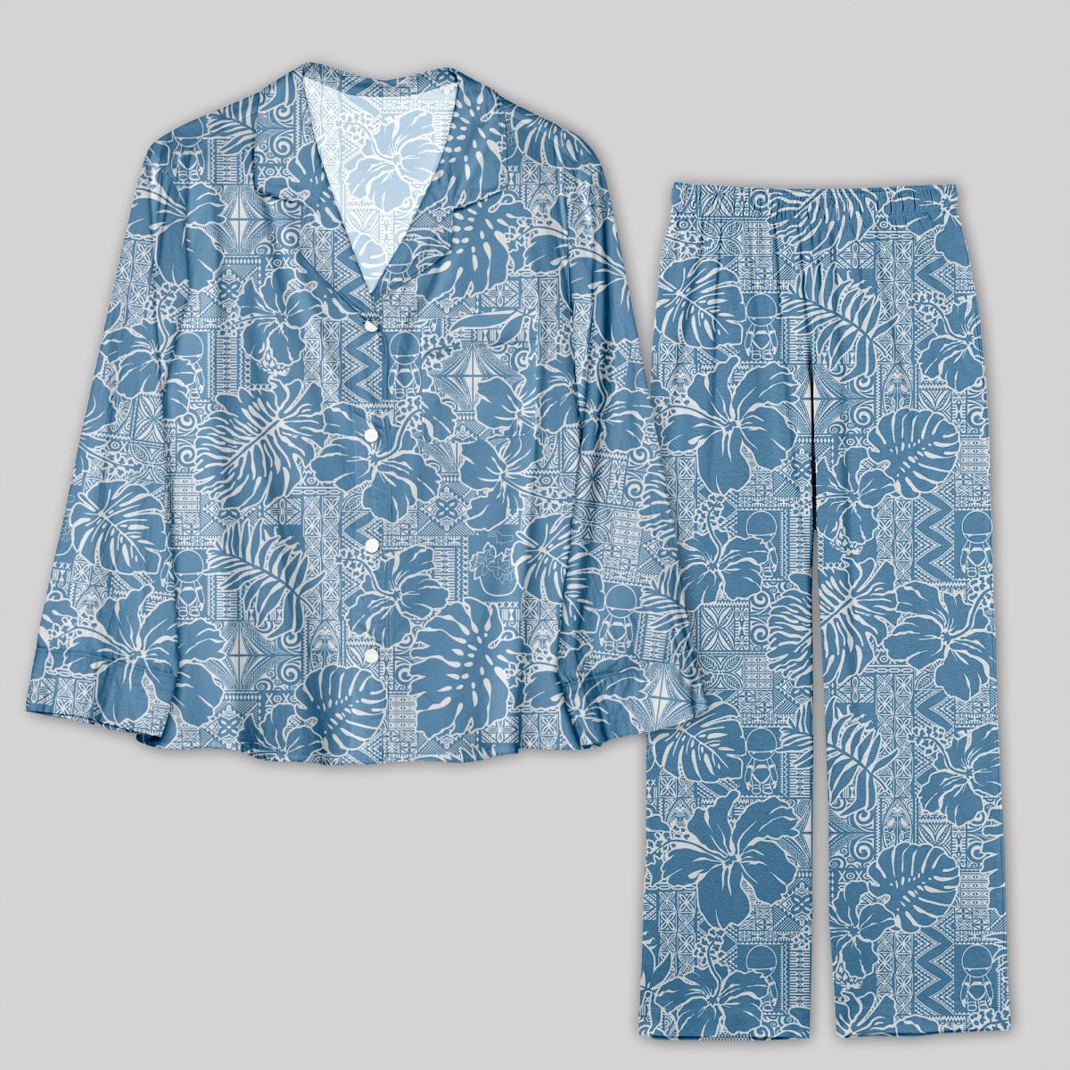 No Hope Hawaiian Pattern Pajamas Set - Geeksoutfit