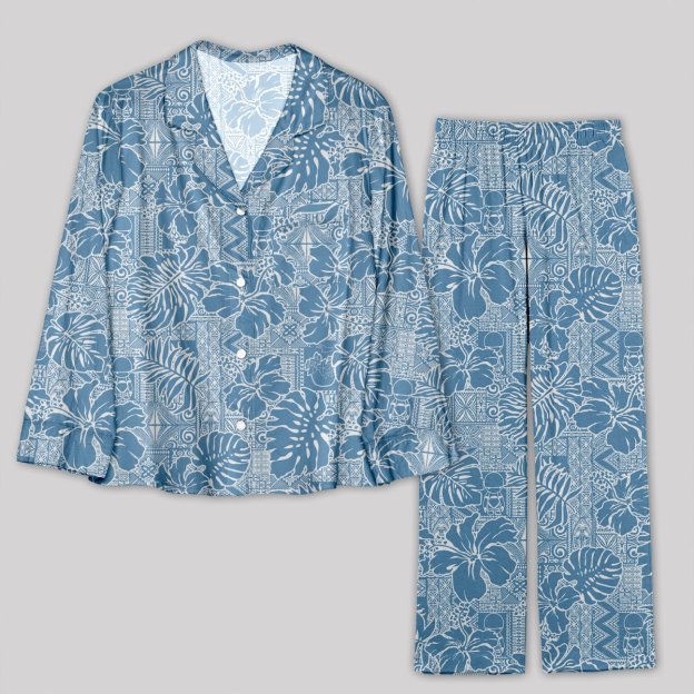 No Hope Hawaiian Pattern Pajamas Set - Geeksoutfit
