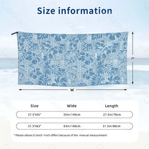 No Hope Hawaiian Pattern Quick Drying Beach Towel