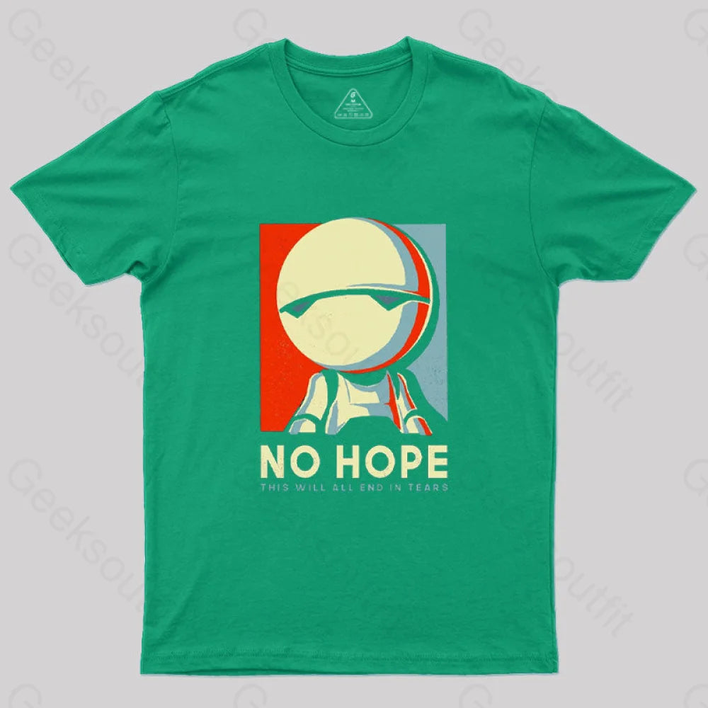 No Hope T-Shirt Green / S