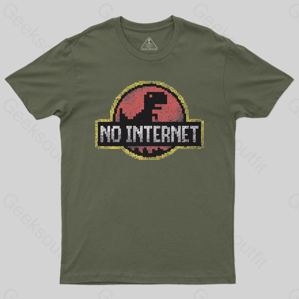No Internet T-Shirt - Geeksoutfit