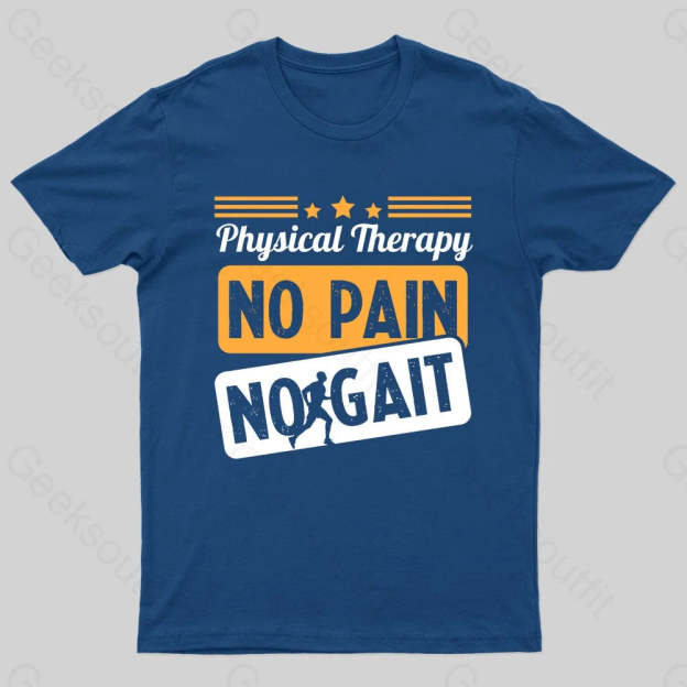 No Pain Gait Geek T-Shirt Navy / S