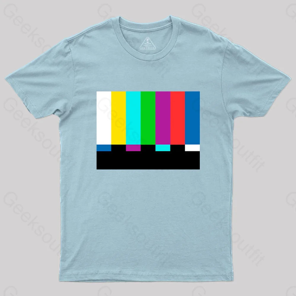 No Signal Geek T-Shirt Light Blue / S