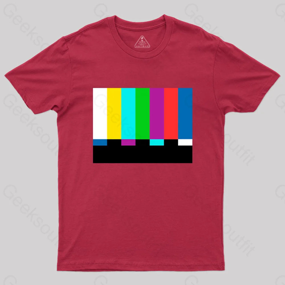 No Signal Geek T-Shirt Red / S