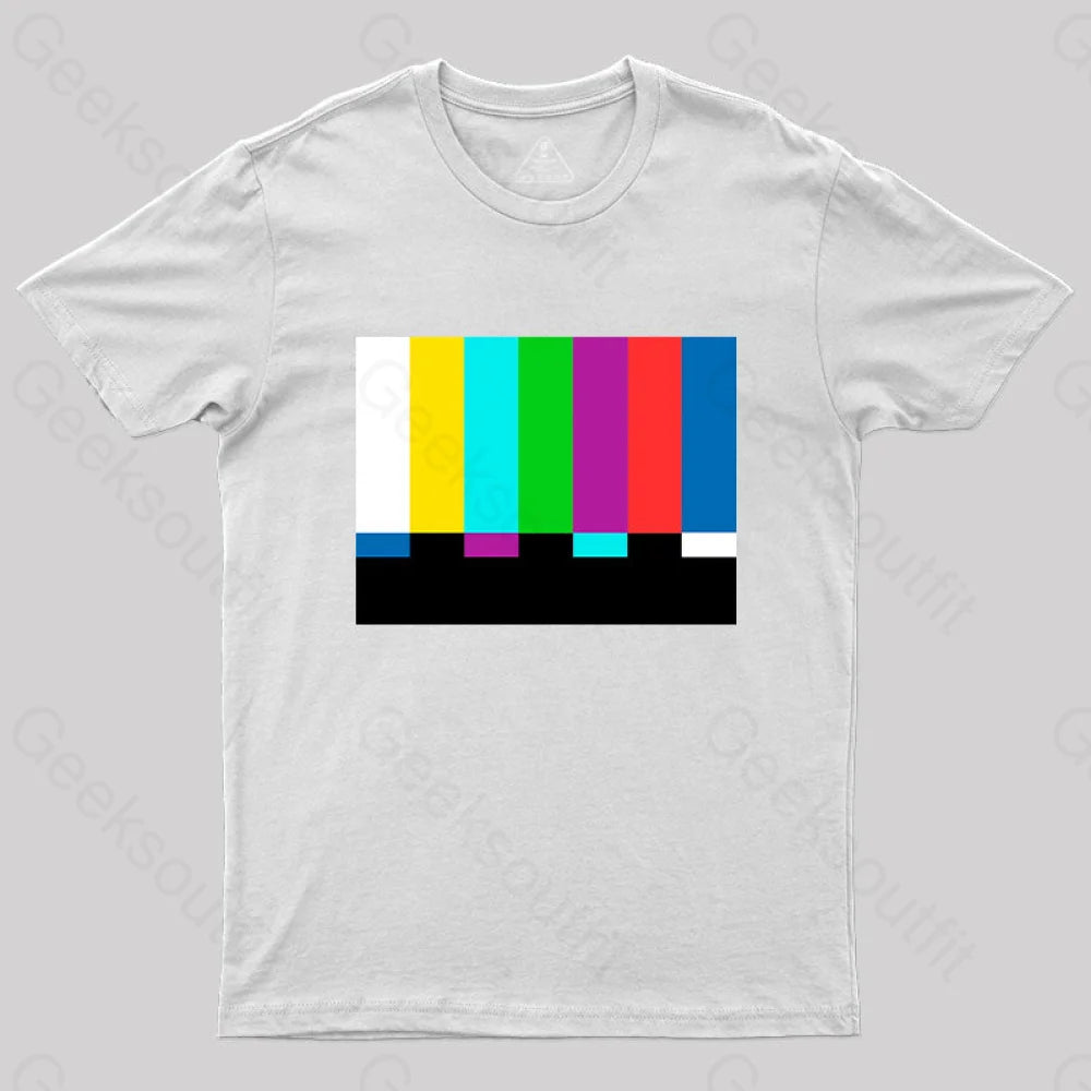 No Signal Geek T-Shirt White / S