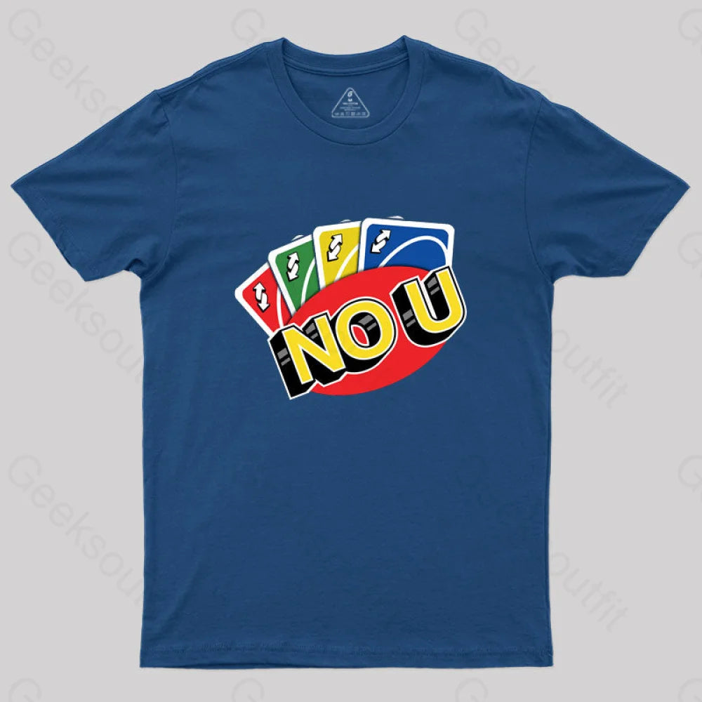 No U Funny Game T-Shirt Navy / S