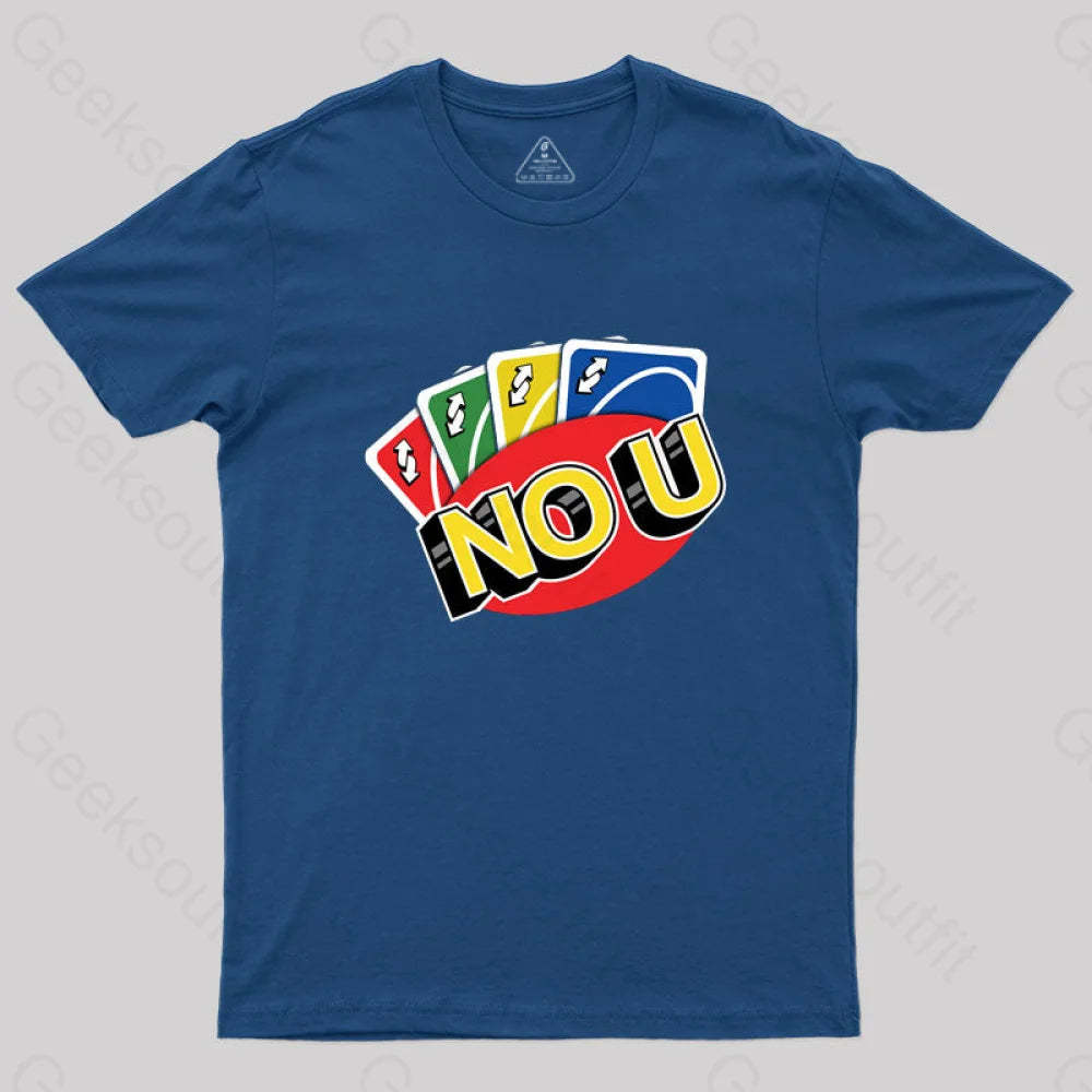 No U Funny Game T-Shirt Navy / S