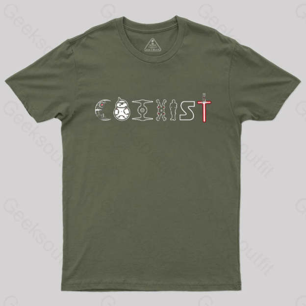 No Wars T-Shirt Army Green / S