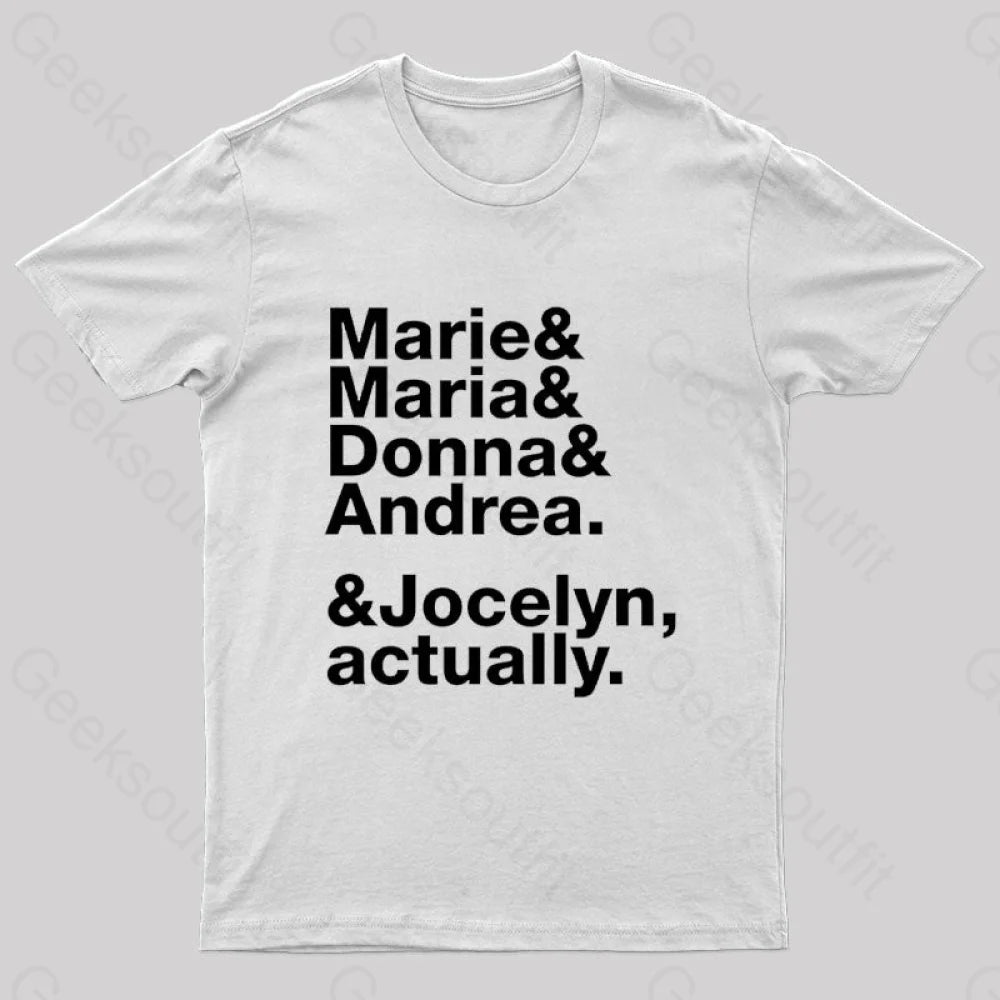 Nobel Wome Nerd T-Shirt White / S