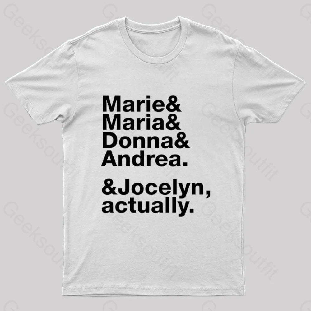 Nobel Wome Nerd T-Shirt White / S
