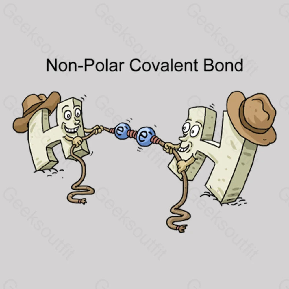 Non-Polar Covalent Bond Nerd T-Shirt