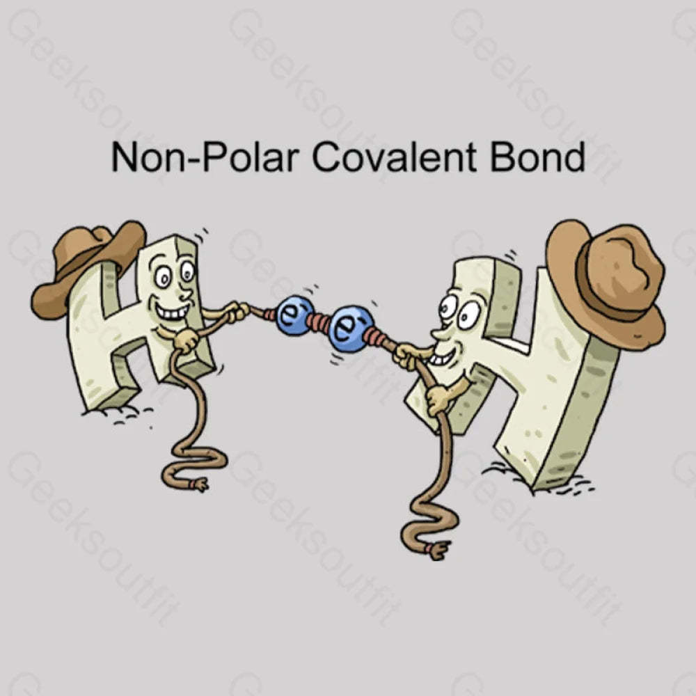 Non-Polar Covalent Bond Nerd T-Shirt