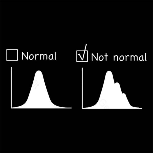 Normal Vs Not Distribution Nerd T-Shirt