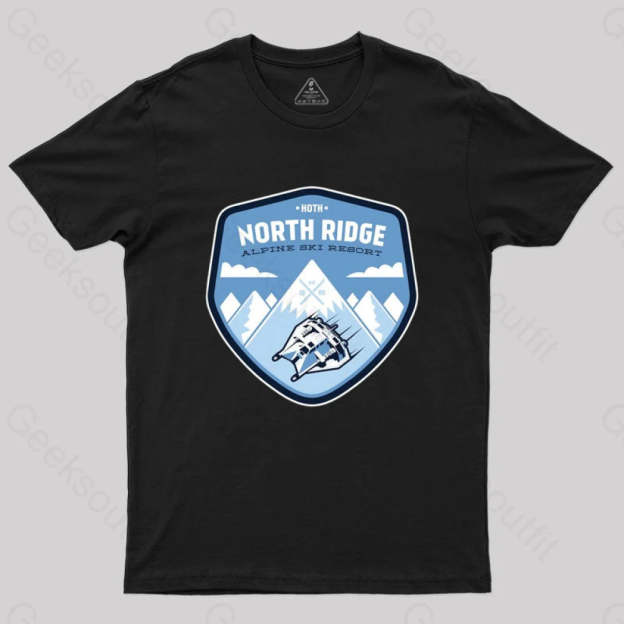North Ridge Ski Resort T-Shirt Black / S