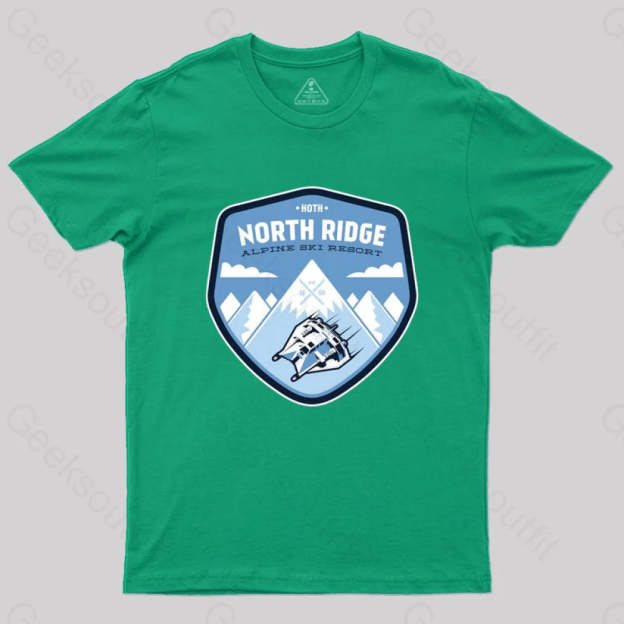 North Ridge Ski Resort T-Shirt Green / S