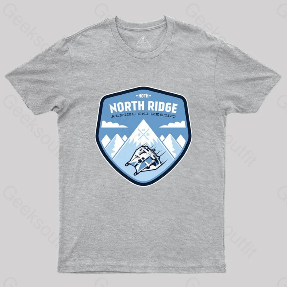 North Ridge Ski Resort T-Shirt Grey / S