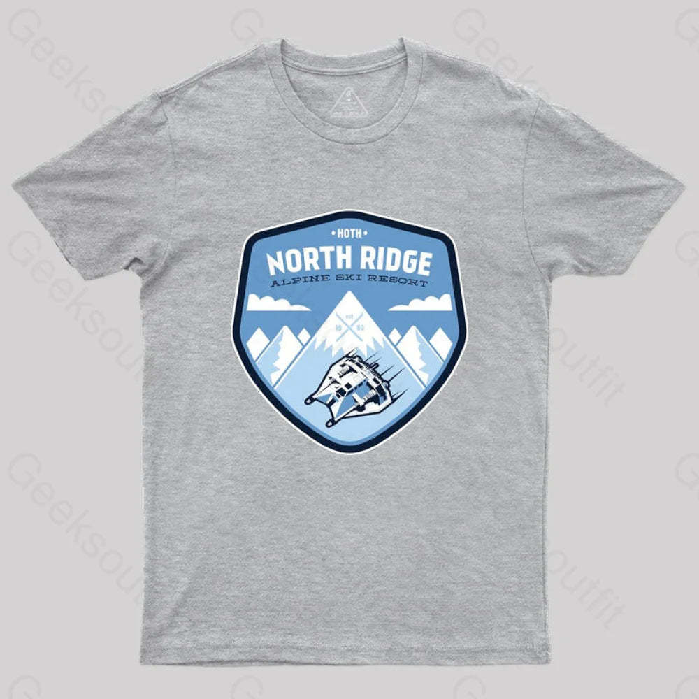 North Ridge Ski Resort T-Shirt Grey / S