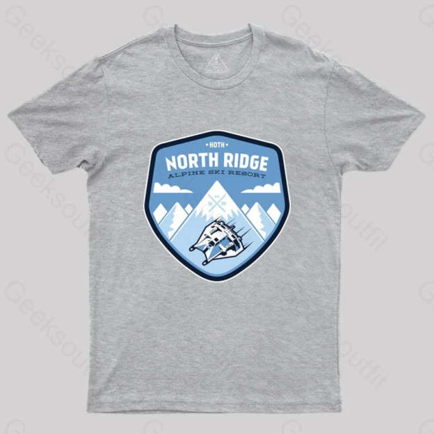 North Ridge Ski Resort T-Shirt Grey / S