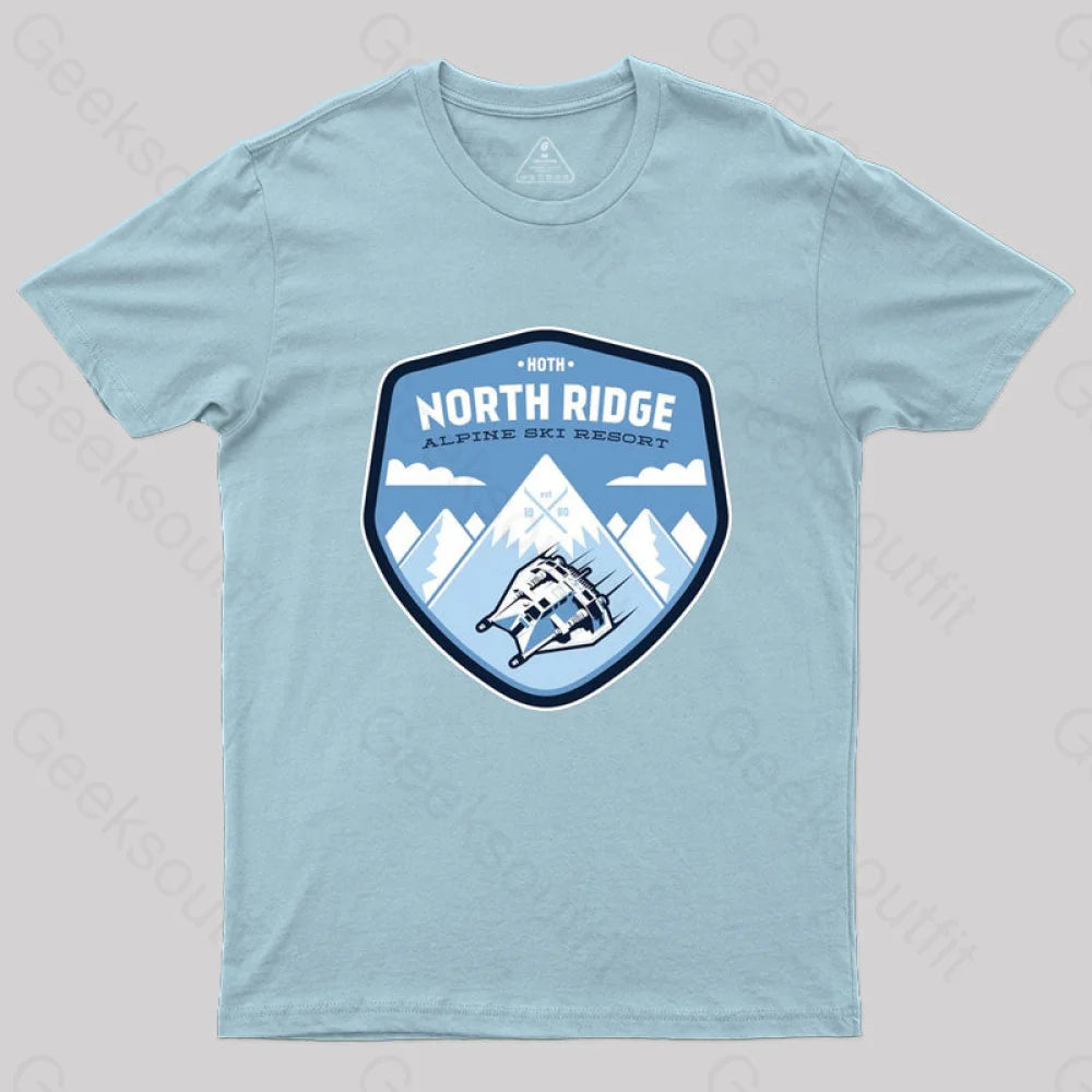 North Ridge Ski Resort T-Shirt Light Blue / S