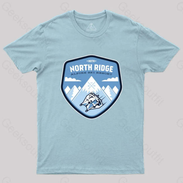 North Ridge Ski Resort T-Shirt Light Blue / S