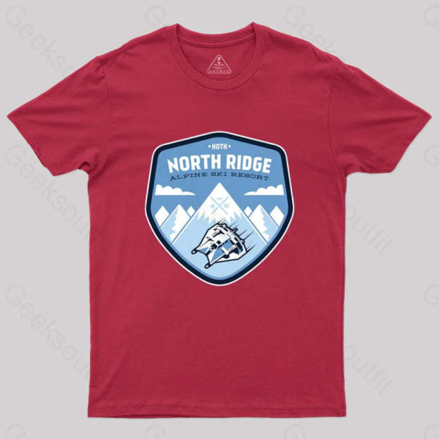 North Ridge Ski Resort T-Shirt Red / S