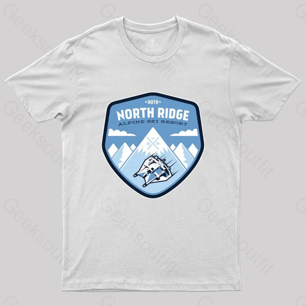 North Ridge Ski Resort T-Shirt White / S
