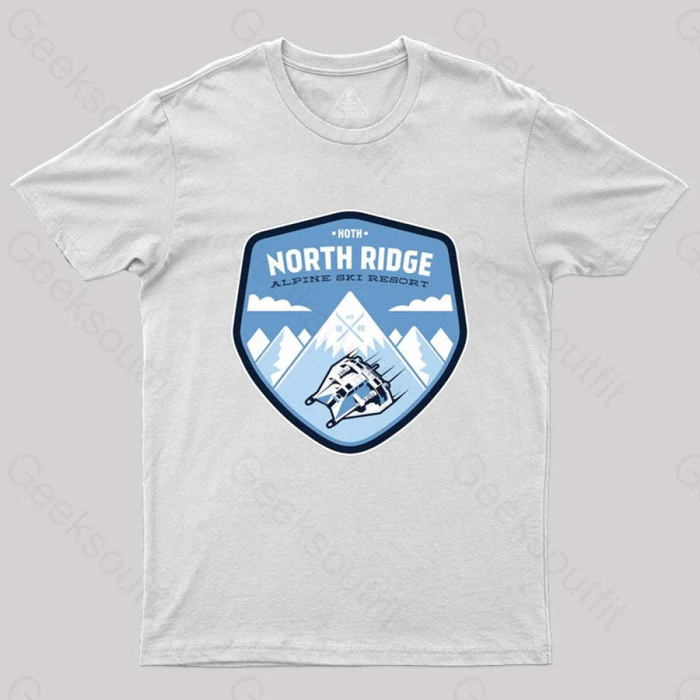 North Ridge Ski Resort T-Shirt White / S