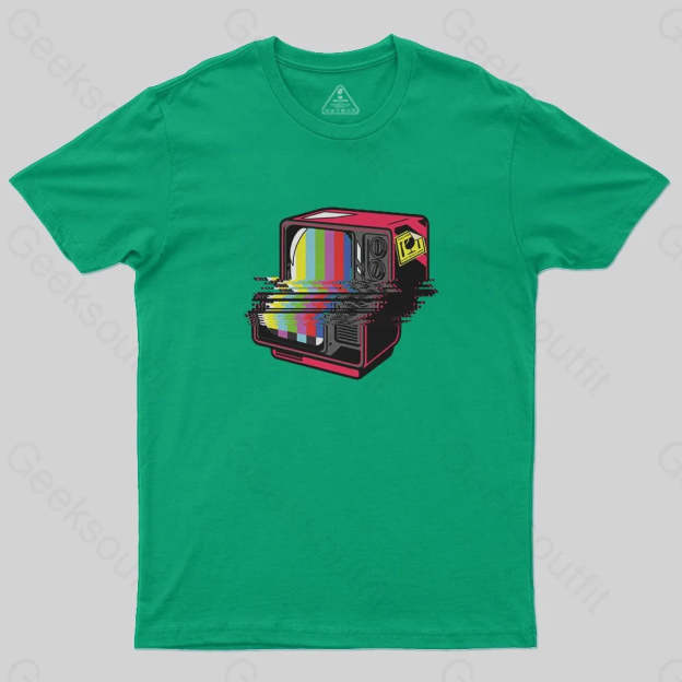 Nostalgia Tube Screen TV T-Shirt - Geeksoutfit