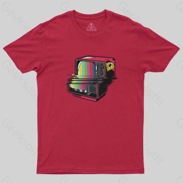 Nostalgia Tube Screen TV T-Shirt - Geeksoutfit