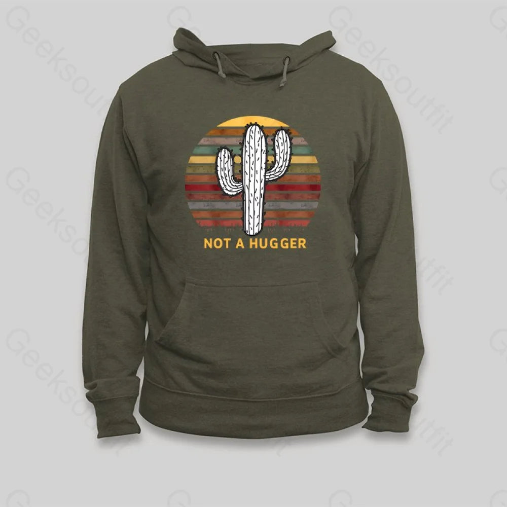 Not A Hugger Vintage Hoodie - Geeksoutfit