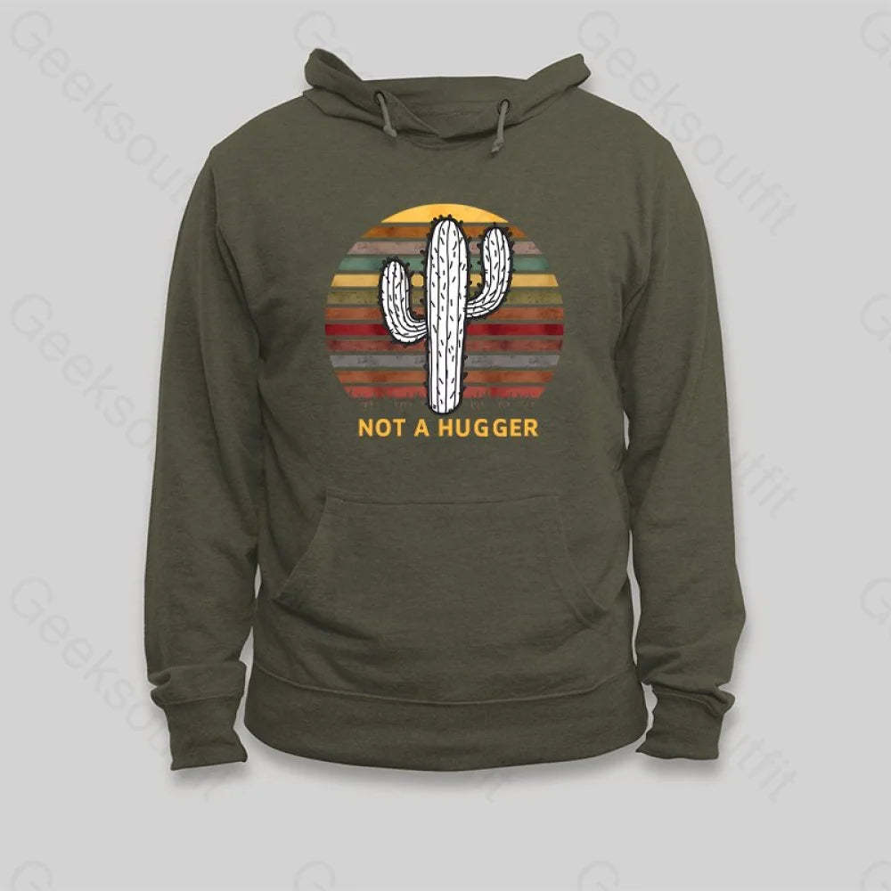 Not A Hugger Vintage Hoodie - Geeksoutfit