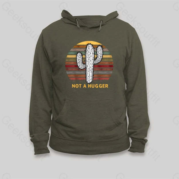 Not A Hugger Vintage Hoodie - Geeksoutfit