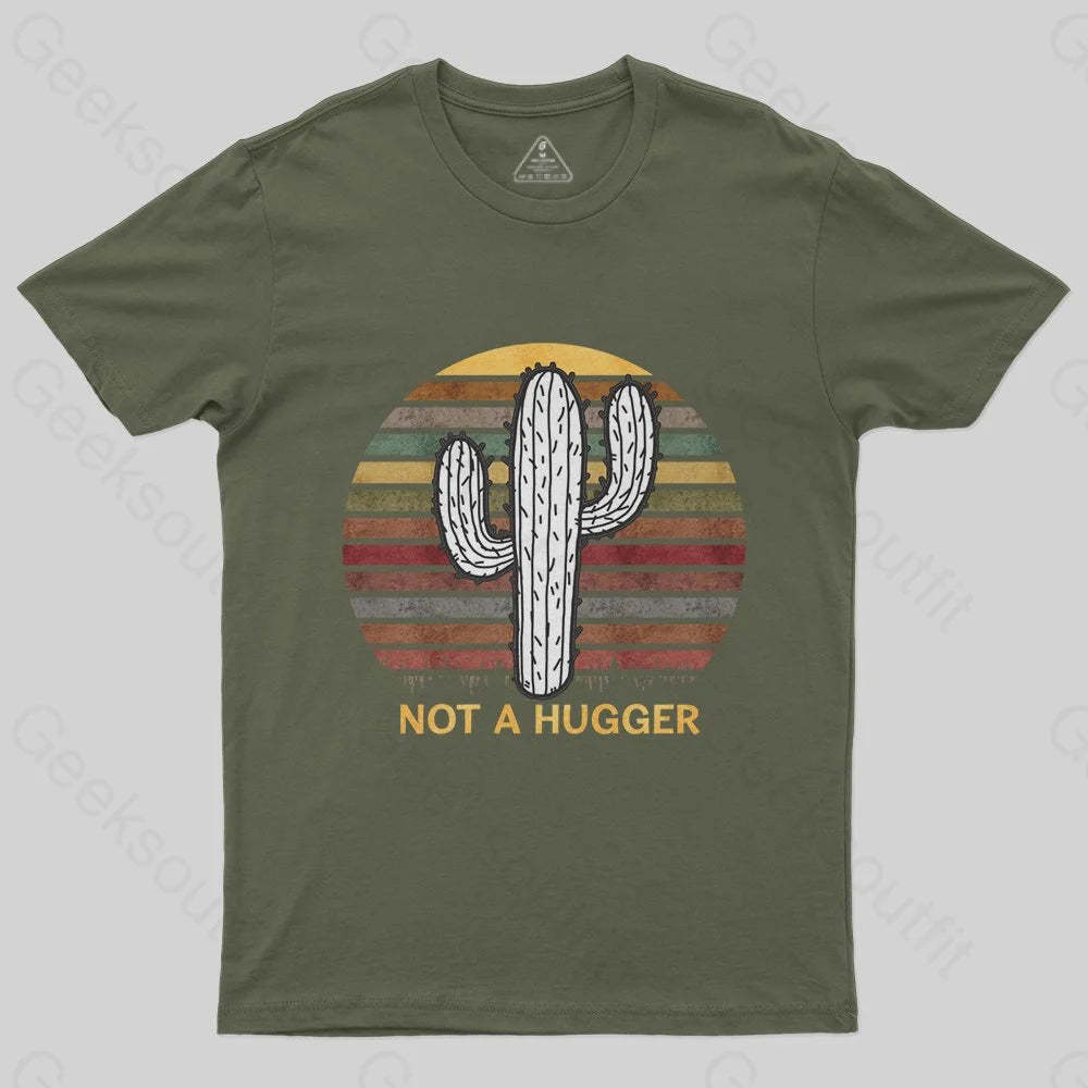 Not A Hugger Vintage T-Shirt - Geeksoutfit