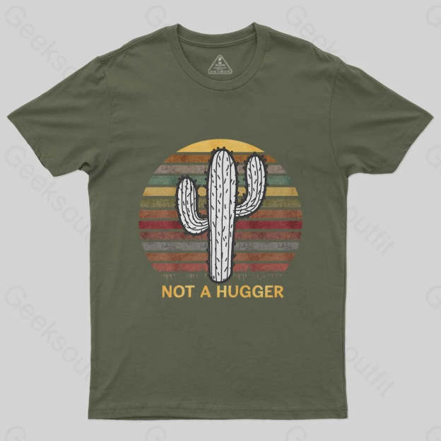 Not A Hugger Vintage T-Shirt - Geeksoutfit