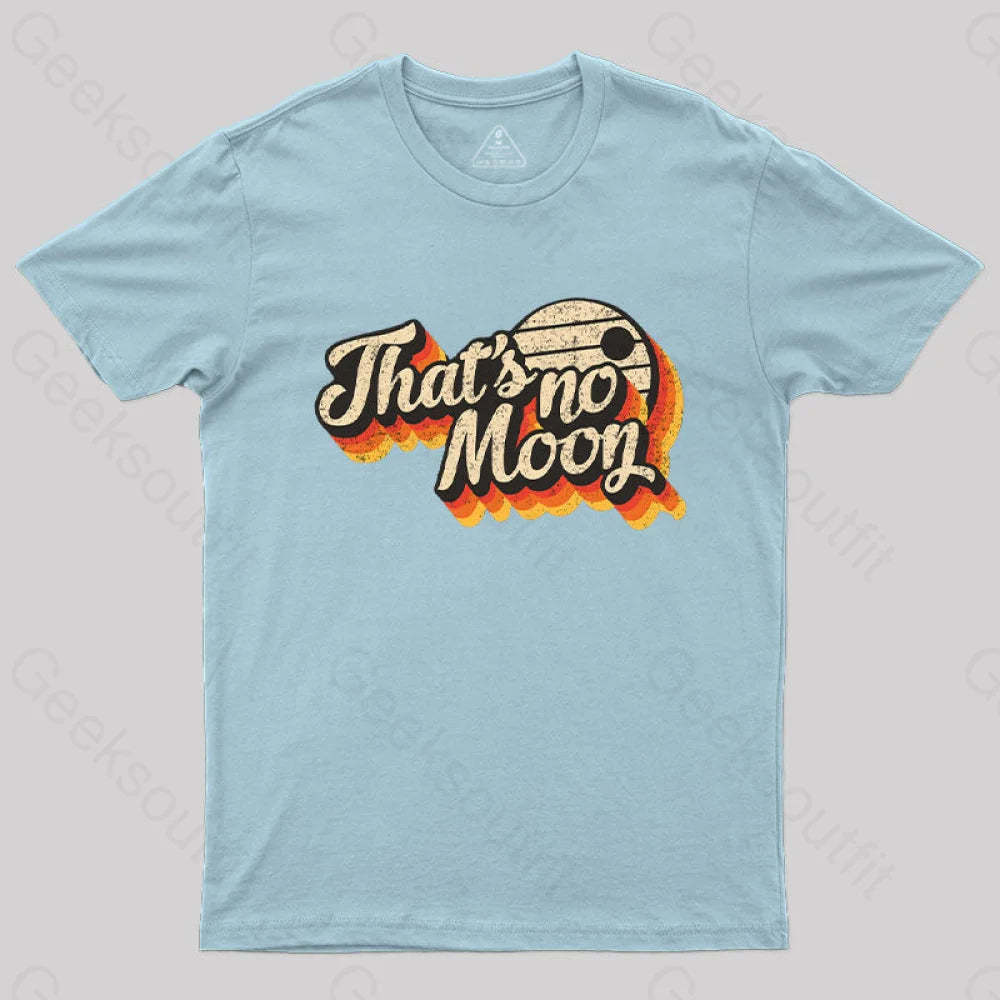 Not A Vintage Moon T-Shirt Light Blue / S
