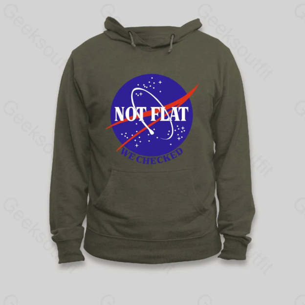 Not Flat Hoodie - Geeksoutfit