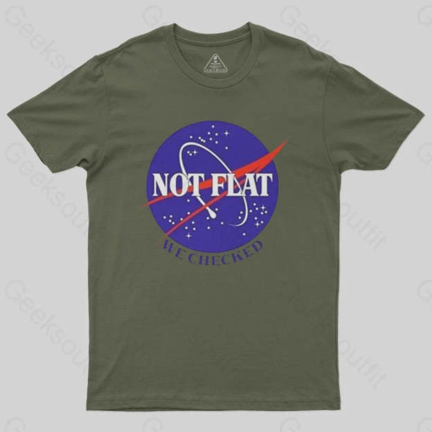 Not Flat T-shirt - Geeksoutfit