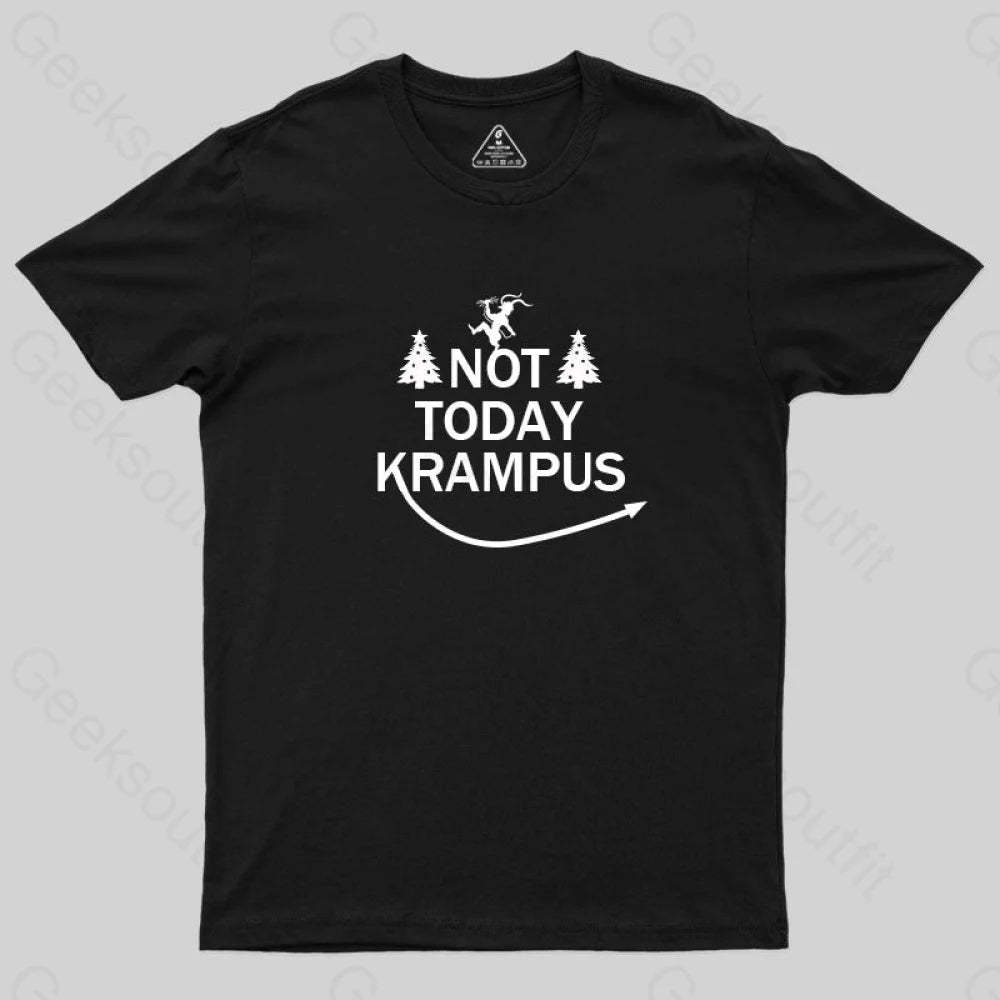 Not Today Krampus T-Shirt Black / S