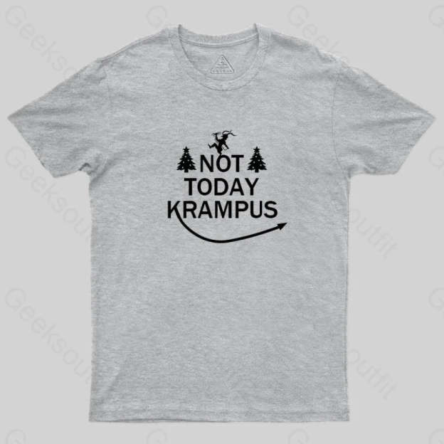 Not Today Krampus T-Shirt Grey / S